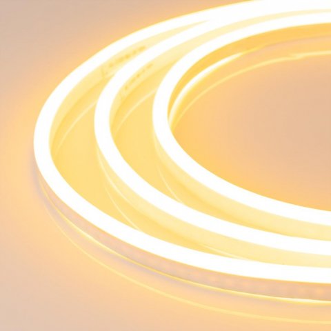 Гибкий неон Arlight 6W/m 108LED/m 2835SMD желтый 50M ARL-Neon-1608YH-Side 24V Yellow 030879