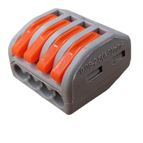 Клемма четырехконтактная с 1 коммутируемой линией (100 шт.) True Energy Connect 250V, 32A 23529