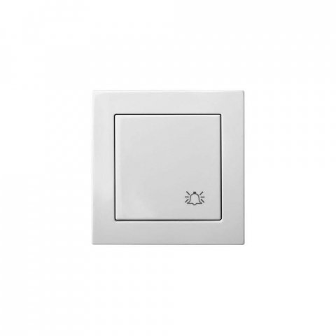 Кнопка звонка Liregus Epsilon белый 28-011
