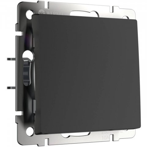 Кнопка звонка Werkel черный матовый W1114508 4690389156694