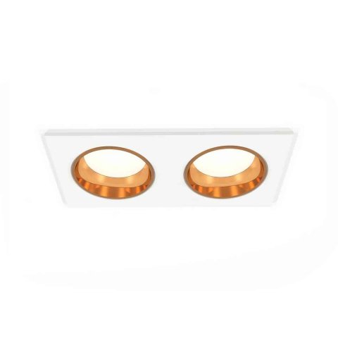 Комплект встраиваемого светильника Ambrella light Techno Spot XC6525004 SWH/PYG белый песок/золото желтое полированное (C6525, N6113)