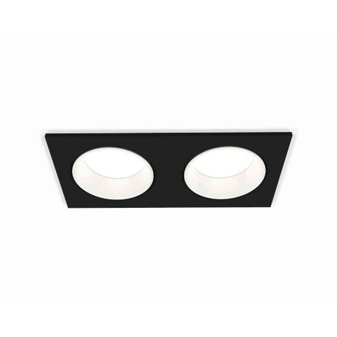 Комплект встраиваемого светильника Ambrella light Techno Spot XC6526001 SBK/SWH черный песок/белый песок (C6526, N6110)