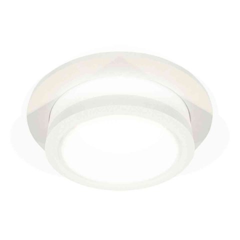 Комплект встраиваемого светильника Ambrella light Techno Spot XC7621041 SWH/FR белый песок/белый матовый (C7621, N7120)