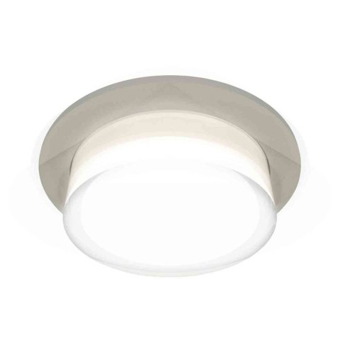 Комплект встраиваемого светильника Ambrella light Techno Spot XC7623040 SGR/FR/CL серый песок/белый матовый/прозрачный (C7623, N7160)
