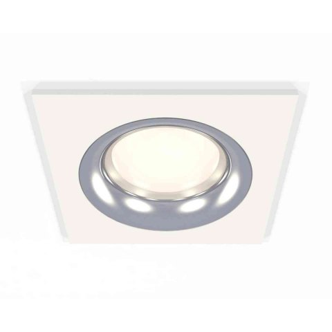 Комплект встраиваемого светильника Ambrella light Techno Spot XC7631003 SWH/PSL белый песок/серебро полированное (C7631, N7012)