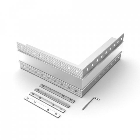 Коннектор L-образный внешний Arlight SL-Linia32-Fantom 030096