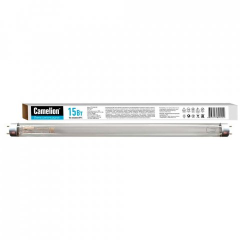 Лампа бактерицидная Camelion 15W FT8 15W UVC 14380