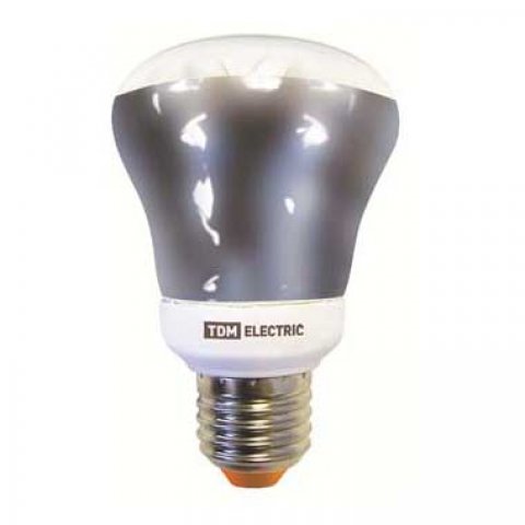 Лампа энергосберегающая TDM Electric Е14 7W 2700K белая SQ0323-0101