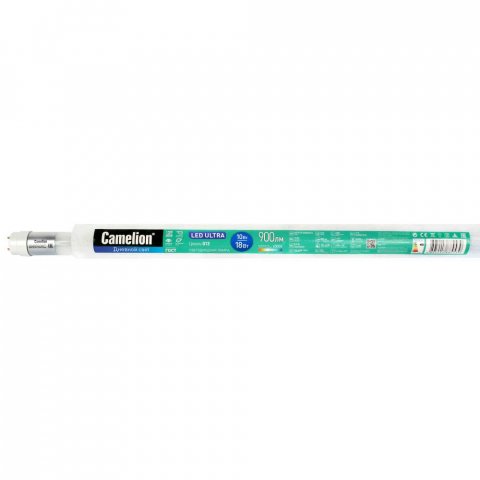 Лампа светодиодная Camelion G13 10W 6500K LED10-T8-60/865/G13 13590