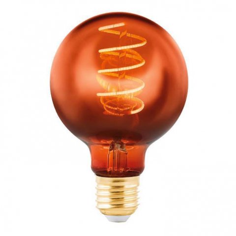 Лампа светодиодная Eglo E27 4W 2000K медная 11882