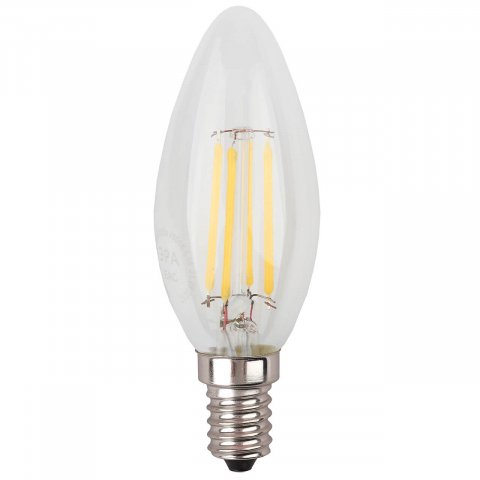 Лампа светодиодная ЭРА E14 9W 2700K прозрачная F-LED B35-9w-827-E14 Б0046991