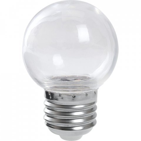 Лампа светодиодная Feron E27 1W 2700K прозрачная LB-37 38119