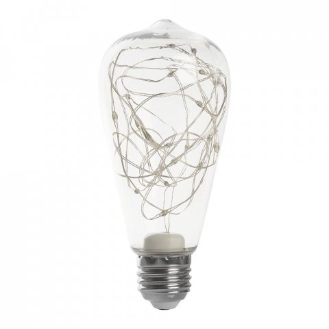 Лампа светодиодная Feron E27 3W 2700K прозрачная LB-380 41674