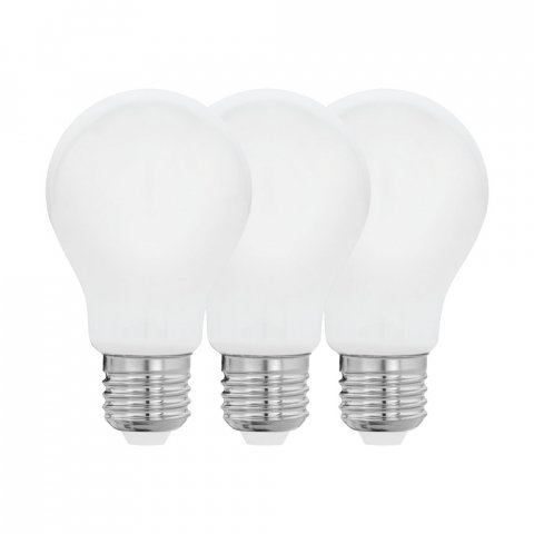 Набор светодиодных ламп филаментная Eglo E27 7W 2700K матовая 12809