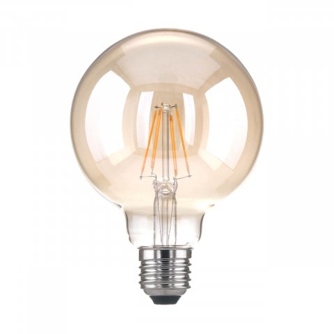 Лампа светодиодная филаментная Elektrostandard E27 6W 3300K прозрачная a048264