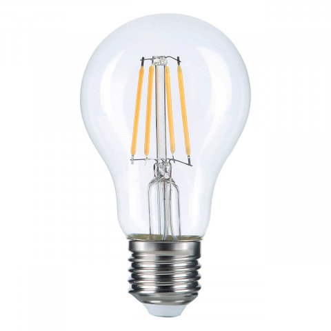 Лампа светодиодная филаментная Thomson E27 7W 6500K груша прозрачная TH-B2330