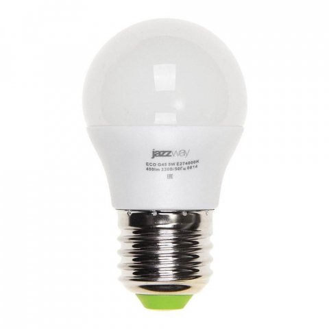 Лампа светодиодная Jazzway E27 5W 4000K матовая 1036988A