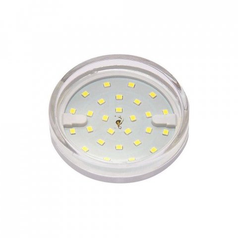 Лампа светодиодная Jazzway GX53 6W 3000K прозрачная 2851970