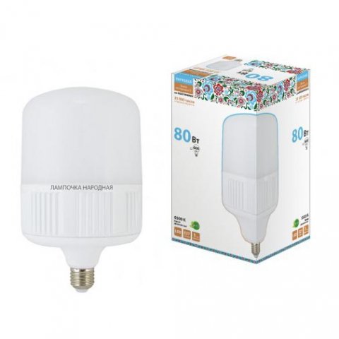 Лампа светодиодная TDM Electric Народная E27 80W 6500K матовая SQ0340-1651
