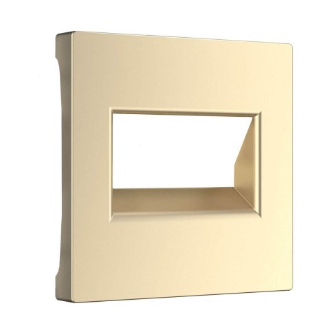 Накладка для двойной розетки Werkel Еthernet RJ-45 шампань W1191111 4690389157530