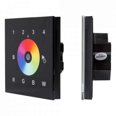 Панель управления Arlight Dali-901-11-4G-RGBW-DT6-IN Black 037203