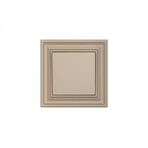 Переключатель одноклавишный Liregus кремовый омбре 29-108