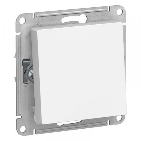 Переключатель одноклавишный Schneider Electric AtlasDesign 10A 250V белый ATN000161