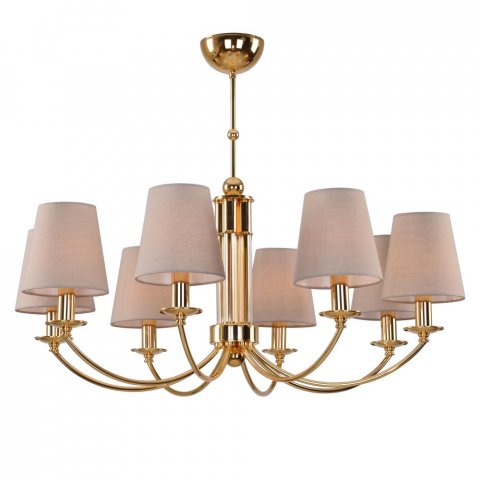 Подвесная люстра Crystal Lux Camila SP8 Gold