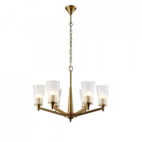 Подвесная люстра Crystal Lux Laura SP-PL6 Bronze