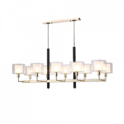 Подвесная люстра Crystal Lux Maestro SP-PL10 L1100 Gold