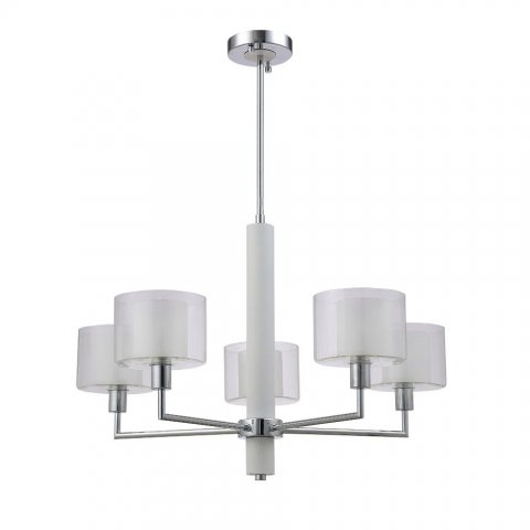 Подвесная люстра Crystal Lux Maestro SP-PL5 Chrome