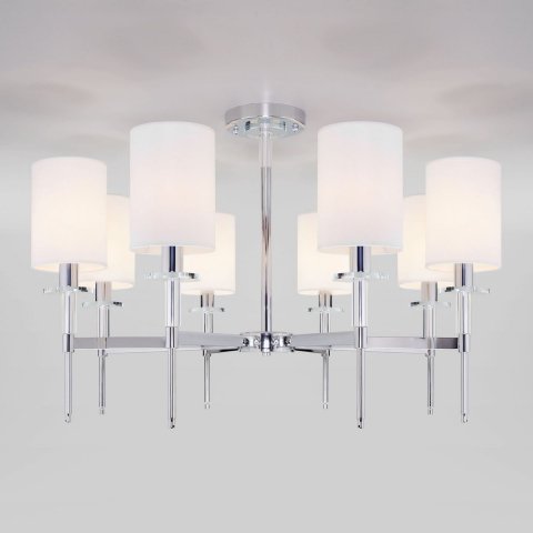 Подвесная люстра Eurosvet Brielle 60132/8 хром