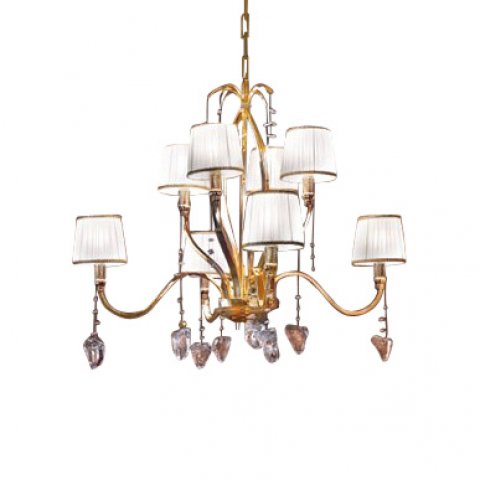 Подвесная люстра IL Paralume Marina Margareth 1740/CH8/V1
