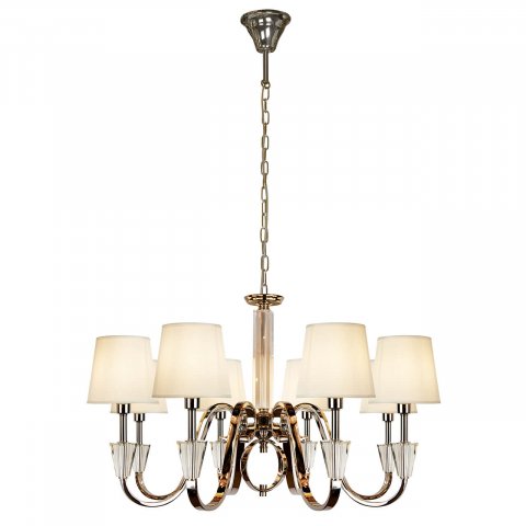 Подвесная люстра iLamp Alesti P2424-8 Nickel