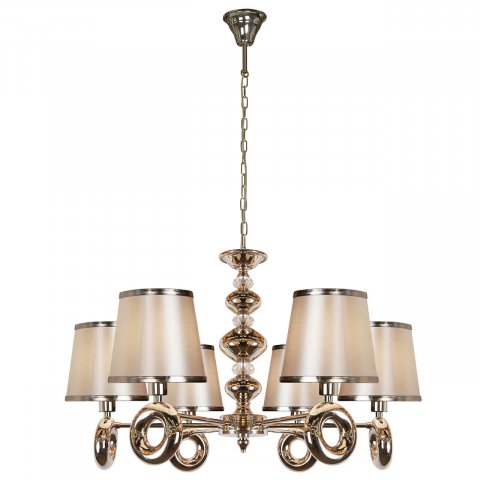 Подвесная люстра iLamp Brooklyn P2401-6 Nickel