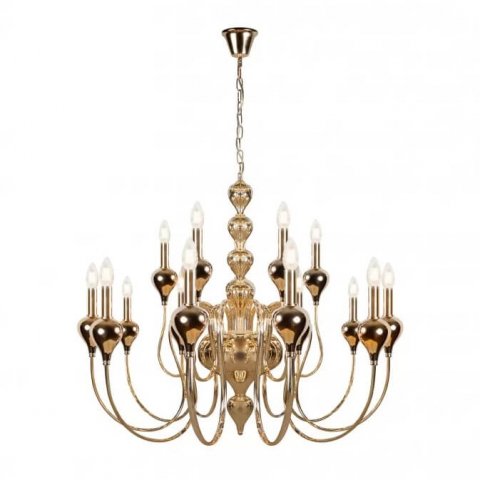 Подвесная люстра iLamp Lady 88003-10+5 GD