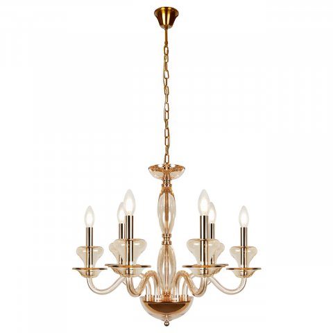 Подвесная люстра iLamp Mercury P9448-6 Gold