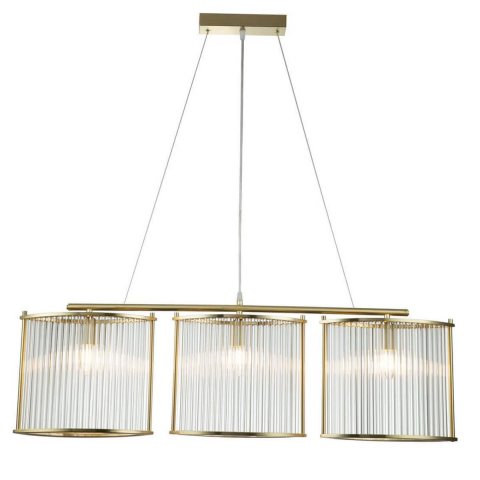 Подвесная люстра Indigo Corsetto 12003/3PL Gold V000071