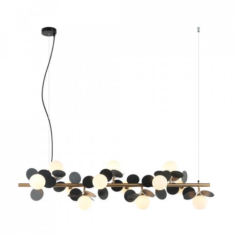 Подвесная люстра Lumien Hall Ilmari LH4136/12PO-BR-BK