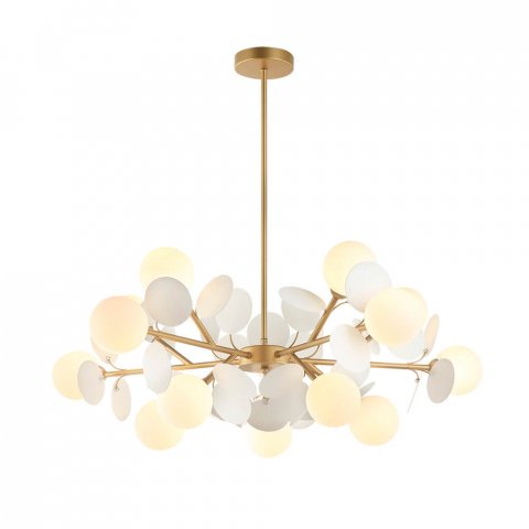 Подвесная люстра Lumien Hall Ilmari LH4136/15P-GD-WT