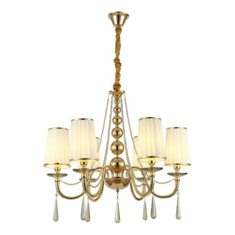 Подвесная люстра Lumina Deco Fabione LDP 1200-6 F.GD