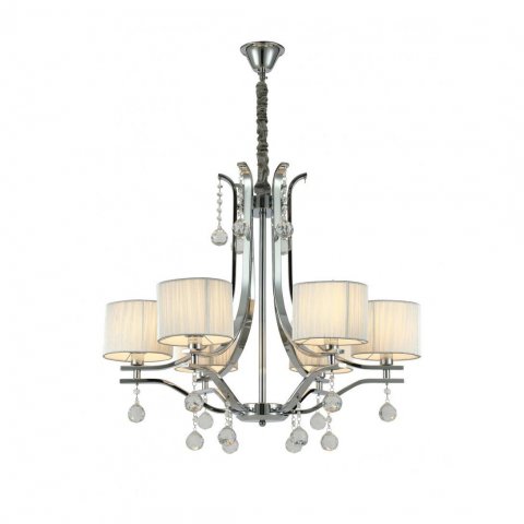 Подвесная люстра Lumina Deco Fontenea LDP 8443-6 CHR