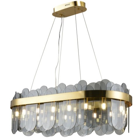 Подвесная люстра Natali Kovaltseva Valencia 91000/15C Gold Satin