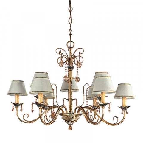 Подвесная люстра Renzo Del Ventisette L 13977/6+3 CP dec. 0125