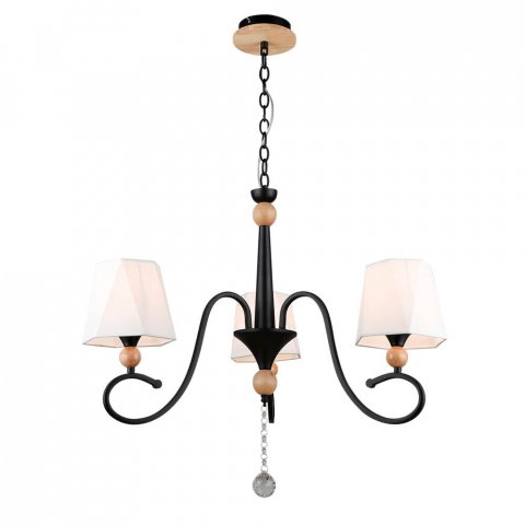 Подвесная люстра Seven Fires Shanita WD3590/3P-BK-WT