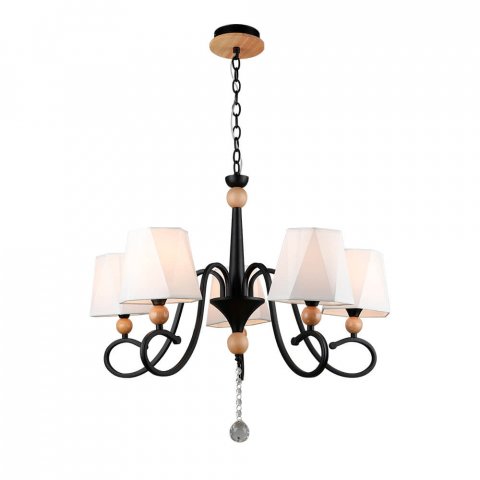 Подвесная люстра Seven Fires Shanita WD3590/5P-BK-WT