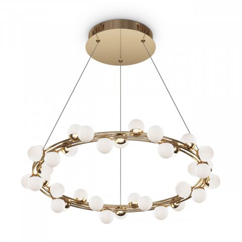 Подвесная светодиодная люстра Maytoni Tessara MOD081PL-L50G3K