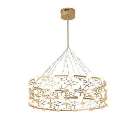 Подвесная светодиодная люстра Milosh Tendence 0760CL-80GD