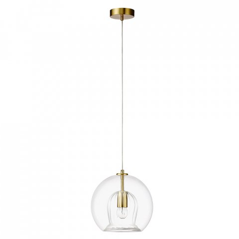 Подвесной светильник Crystal Lux Luisa SP1 Brass/Transparent