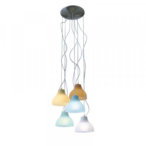 Подвесной светильник Vistosi SP Nour 5 AC NI